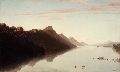 Kilátás a Mississippi felső folyására alkotó: John Frederick Kensett