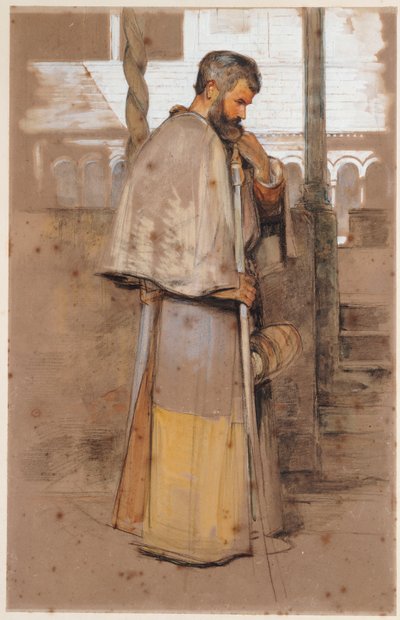 Egy nápolyi szerzetes alkotó: John Frederick Lewis