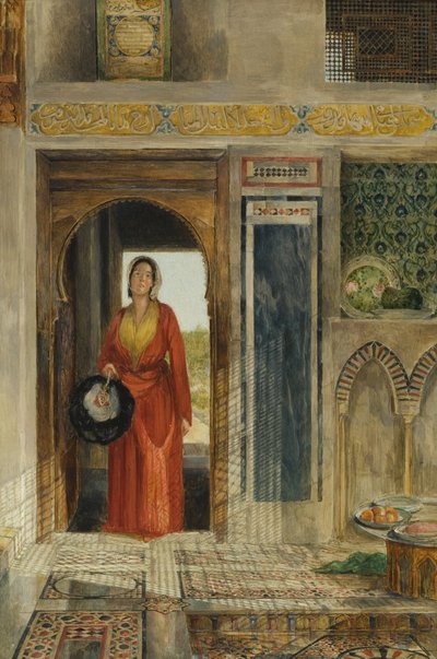 A hárem bejárata, 1871 (lásd még 131708) alkotó: John Frederick Lewis
