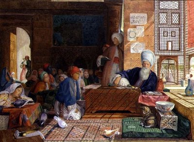 Iskola belseje, Kairó (wc) (lásd még 22700) alkotó: John Frederick Lewis