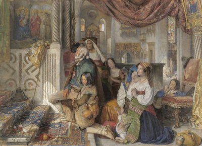 Római zarándokok alkotó: John Frederick Lewis