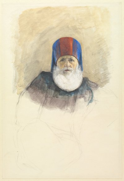 Tanulmány Mehmet Ali Pasha számára alkotó: John Frederick Lewis
