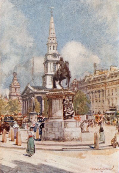 Charing Cross, I. Károly és St. Martin-in-the-Fields szoborral alkotó: John Fulleylove