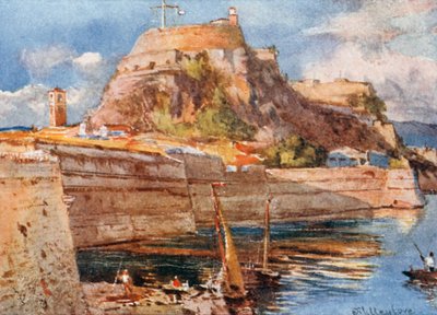 Korfu. A régi erőd délről alkotó: John Fulleylove