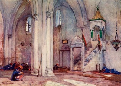 A szamáriai mecset belseje, 1902. alkotó: John Fulleylove