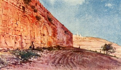 Jeruzsálem. - A templomterület hármas kapuja, 1902. alkotó: John Fulleylove