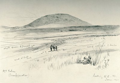 Tabor-hegy, 1902. alkotó: John Fulleylove