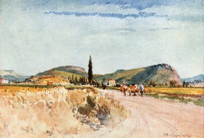 Nauplia és Tiryns az Argos felé vezető útról alkotó: John Fulleylove