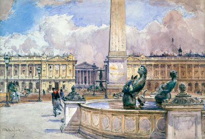 Place de la Concorde, 1847-1908 alkotó: John Fulleylove