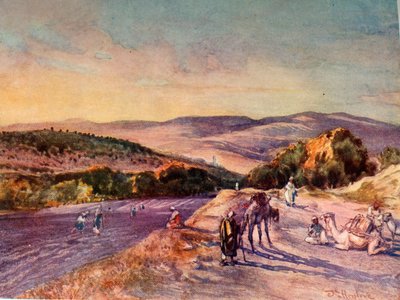 Szamária ősi városának helye, 1902. alkotó: John Fulleylove