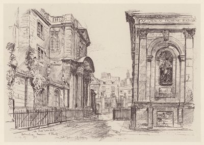 Ashmolean Múzeum (litográfia) alkotó: John Fulleylove