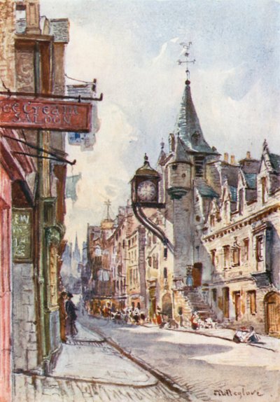 A Canongate Tolbooth nyugatra néz alkotó: John Fulleylove
