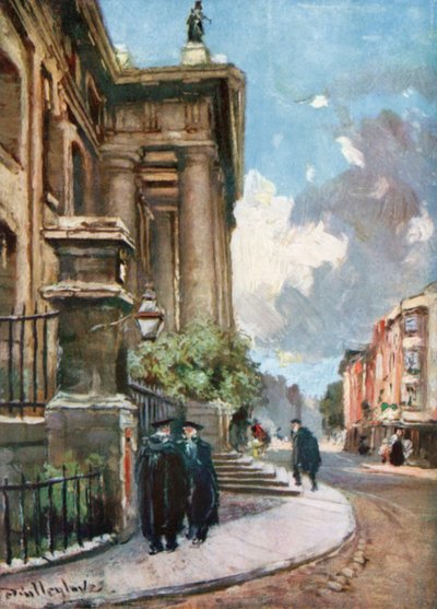 The Clarendon Building, Broad Street (színes litográfia) alkotó: John Fulleylove