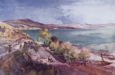 A Szentföld: Galileai-tenger (színes litó) alkotó: John Fulleylove