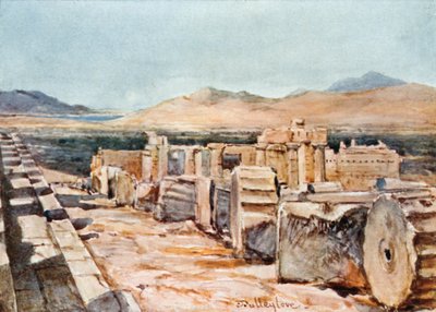 A Propylaea a Parthenon platformjának északi széléről alkotó: John Fulleylove