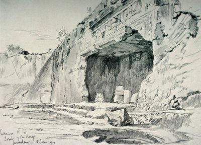 Az úgynevezett királysírok, 1902. alkotó: John Fulleylove