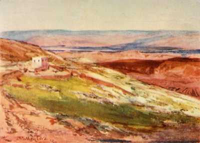A Jordán völgye az Olajfák hegyétől, 1902. alkotó: John Fulleylove