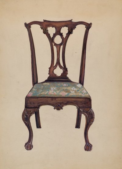 Chippendale oldalsó szék alkotó: John Garay