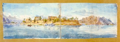 Táj, Egyiptom, 19. század alkotó: John Gardner Wilkinson