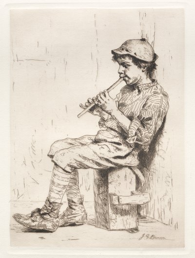 Üzlet elhanyagolt. alkotó: John George Brown