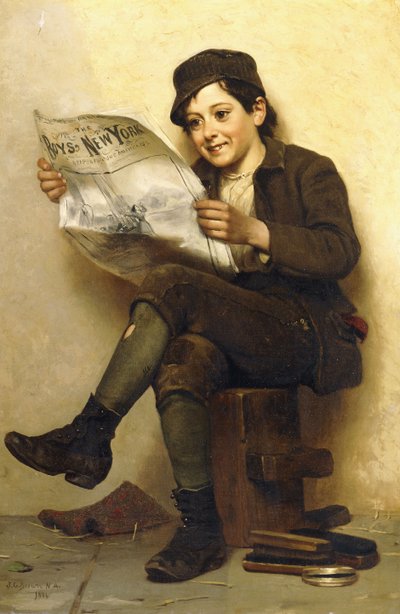 The Boys" New York, 1886 alkotó: John George Brown