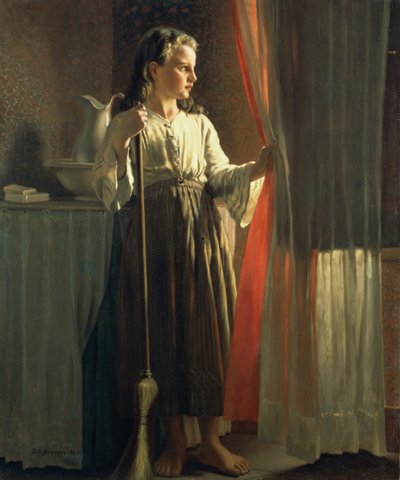 A kis szolga alkotó: John George Brown