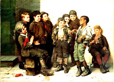 Az utcai tánc, 1883 alkotó: John George Brown