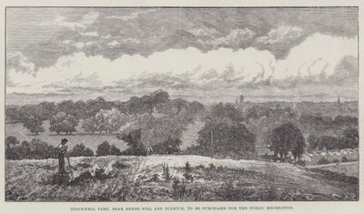 Brockwell Park, a Herne Hill és Dulwich közelében, megvásárolható a nyilvános kikapcsolódáshoz alkotó: John Gilbert