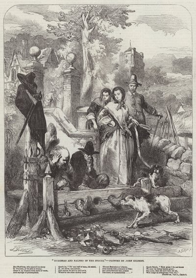 Hudibras és Ralpho a részvényekben alkotó: John Gilbert