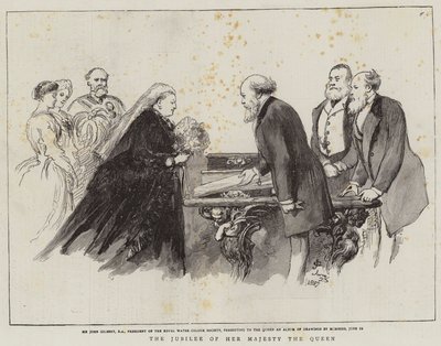 Őfelsége, a királyné jubileuma alkotó: John Gilbert