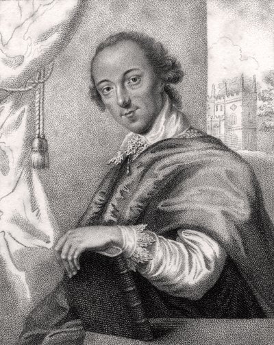 Horace Walpole, Bocquet metszete, „A királyi és nemes szerzők katalógusából”, 1806-ban jelent meg alkotó: John Giles Eckhardt