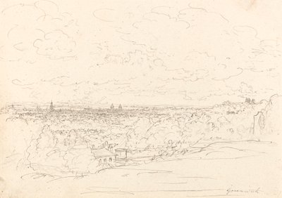 Greenwich távoli kilátása alkotó: John Glover