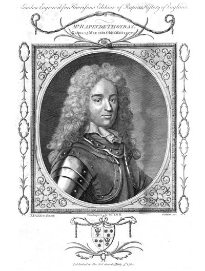 Rapin DeThoyras úr, 1784. alkotó: John Goldar