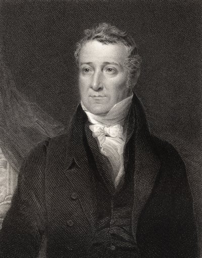 William Huskisson, John Cochran (fl.1821-65) metszet, a National Portrait Gallery II. kötetéből, 1835 körül megjelent alkotó: John Graham