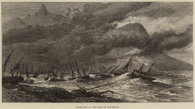 Hurrikán Mauritius szigetén alkotó: John Greenaway