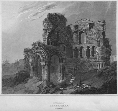 Lindisfarn belseje. West End, 1814 alkotó: John Greig