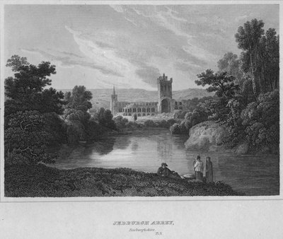 Jedburgh-i apátság, Roxburghshire, 1814 alkotó: John Greig