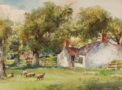 Tavasz, Laceby Common (wc papíron) alkotó: John Guttridge Sykes