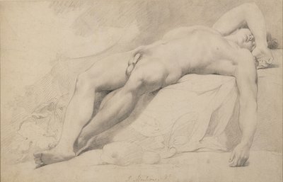 Egy Akadémia (grafit papíron) alkotó: John Hamilton Mortimer