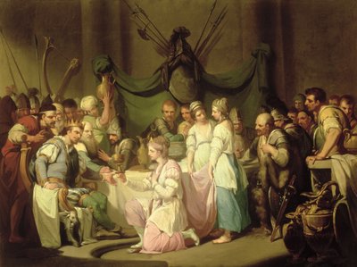 Vortigern és Rowena találkozása alkotó: John Hamilton Mortimer