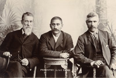 William Australia Graham, Mahuta Tawhaio király és Tahuna Heirangi, 1898. június (ezüst zselatin nyomat) alkotó: John Hanna