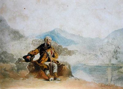 Koldus (akvarell papíron) alkotó: John Harden