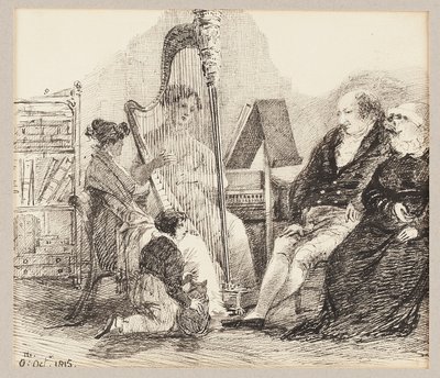Hárfán zenél, 1815 alkotó: John Harden