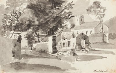 Szent Anna-templom, Ambleside, 1814 (wc papíron) alkotó: John Harden
