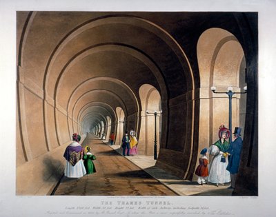 Temze alagút, London, 1835 alkotó: John Harris