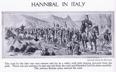 Hannibál Olaszországban, 1950 körül alkotó: John Harris Valda