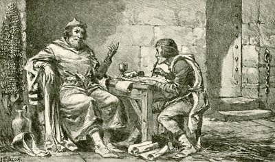Marco Polo börtönben alkotó: John Harris Valda