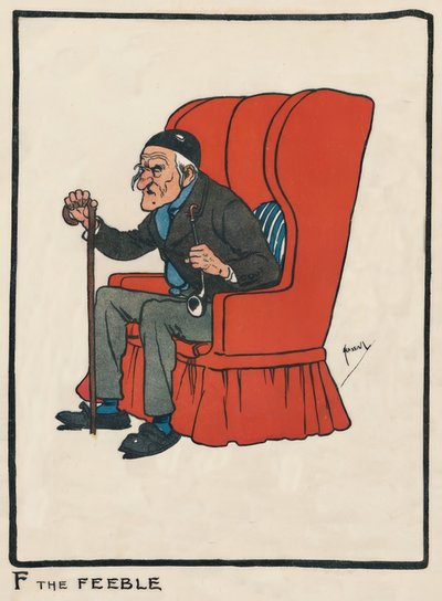 F the Feeble / J. Hassall / Zeichnung, 1903 alkotó: John Hassall