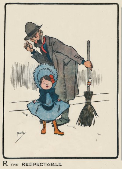 R a tiszteletreméltó / J.Hassall / Rajz, 1903 alkotó: John Hassall