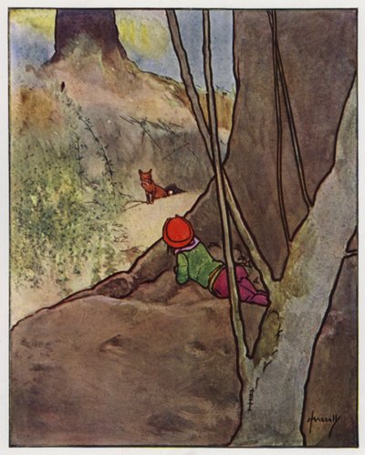 A róka (színes litó) alkotó: John Hassall